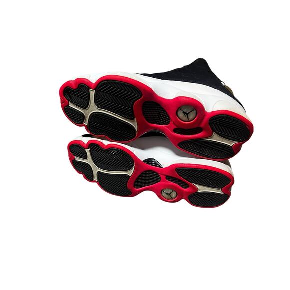 Nike Air Jordan Retro 6Y Girls Black Hyper Pink White 439358-008 B high top shoe - Picture 8 of 9